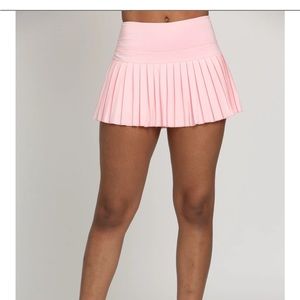 Goldhinge pleated skirt